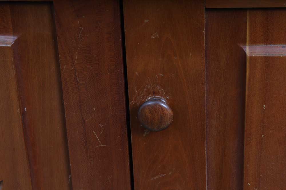 Antique Cherry Corner Cabinet