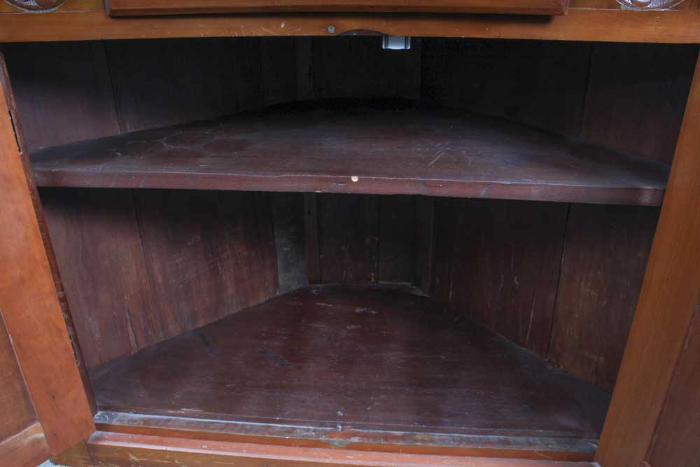 Antique Cherry Corner Cabinet