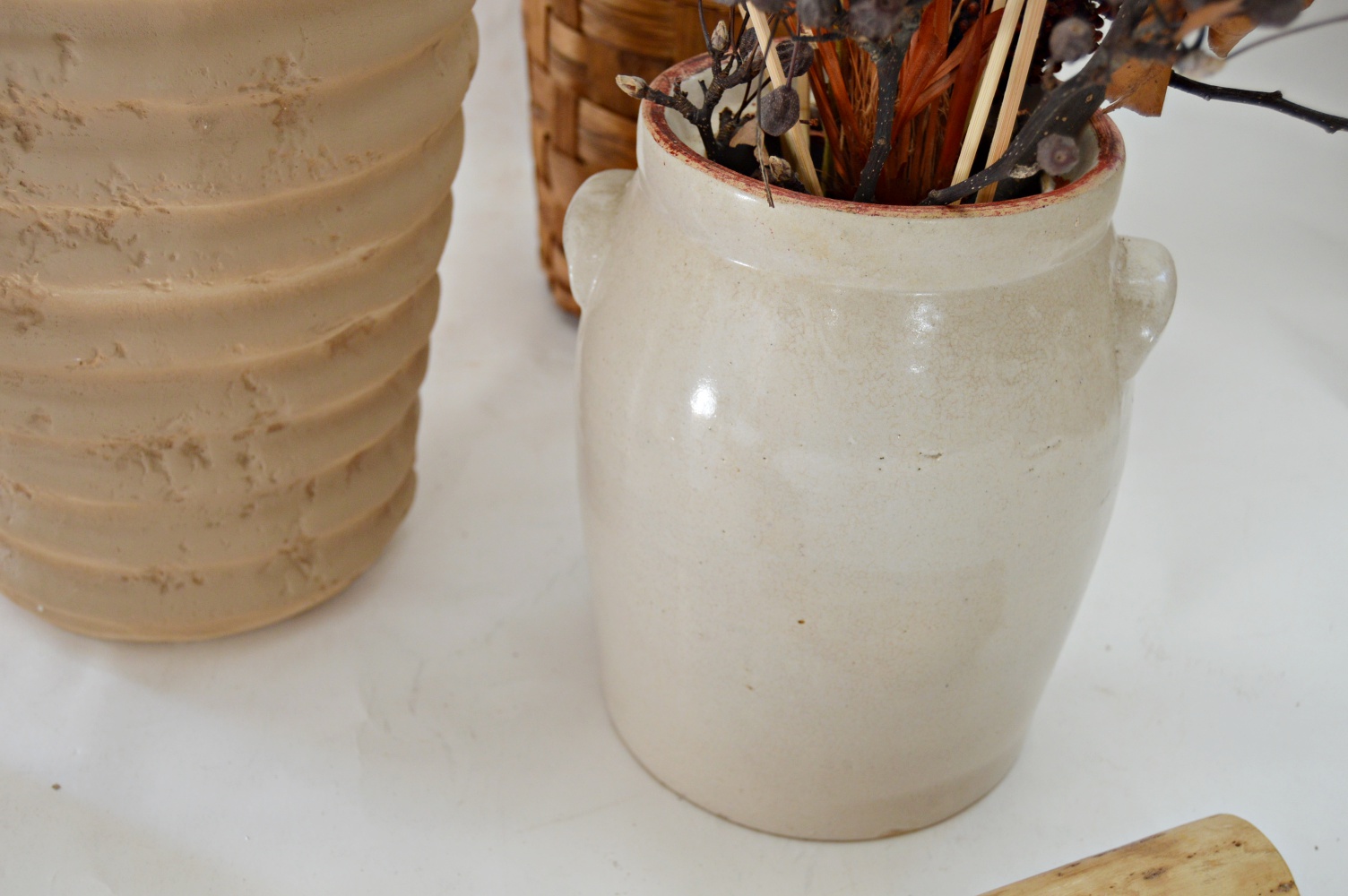 Pottery, Bison Figurine and Decor