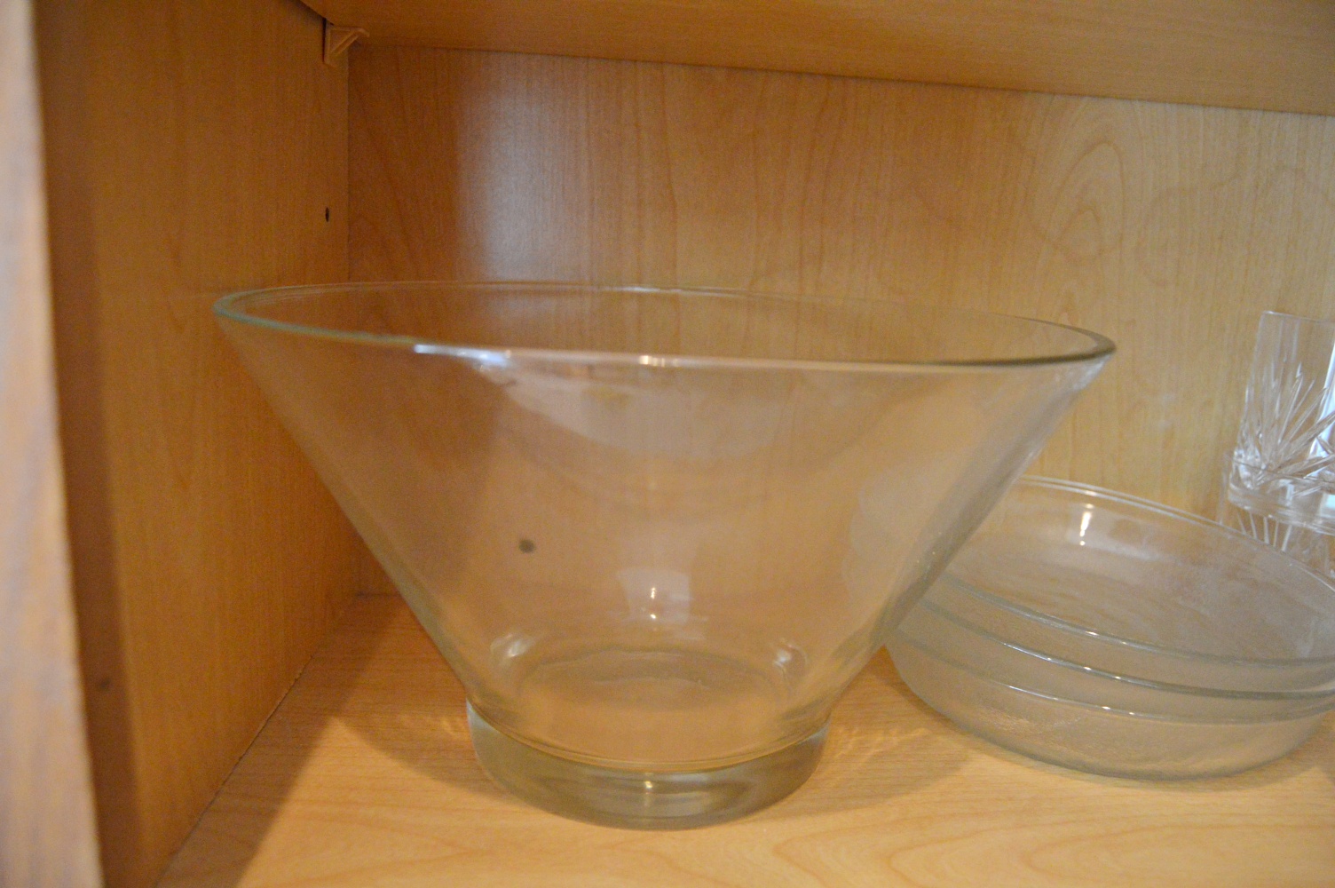 Three Shelves of Glassware