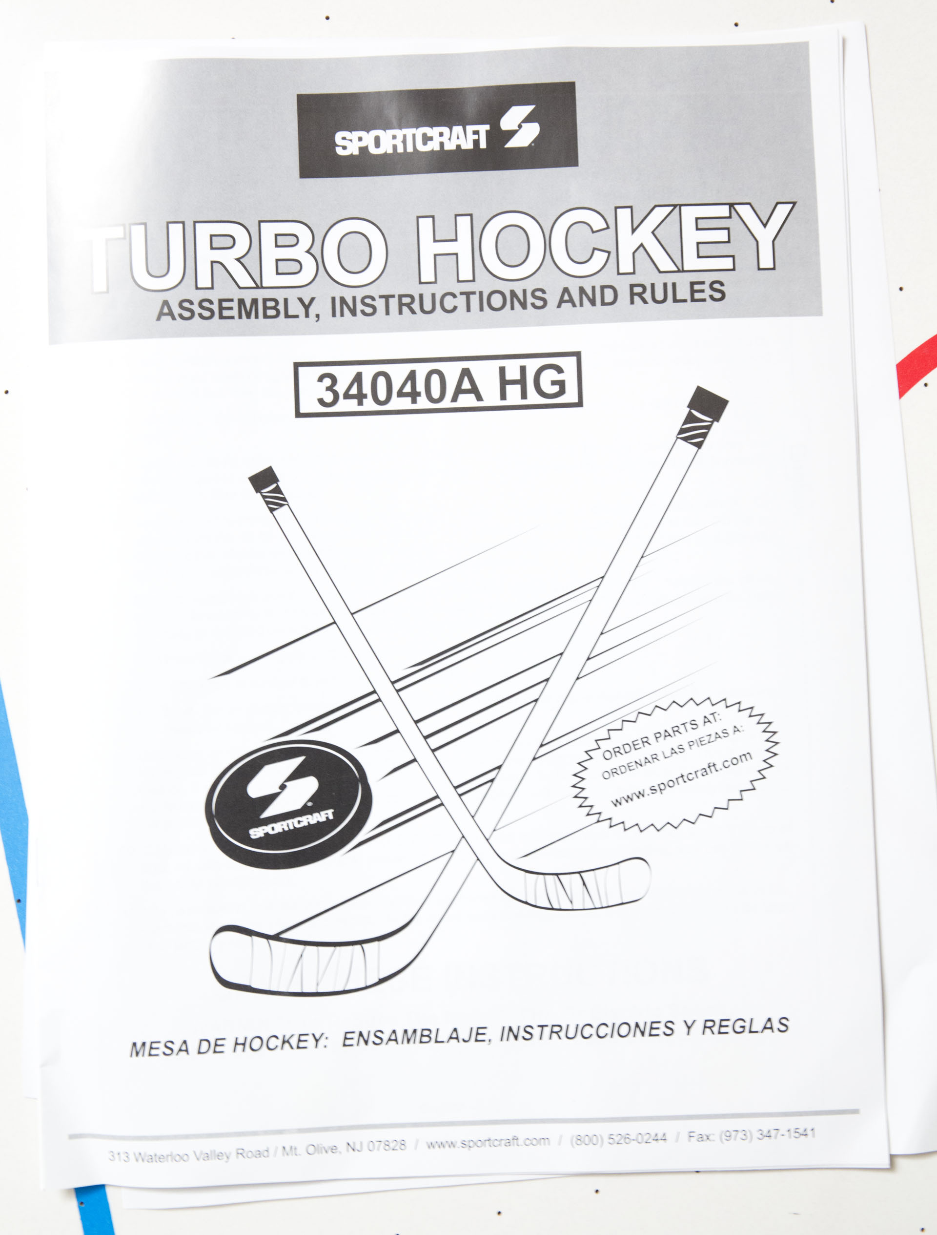 Sportcraft "Turbo Hockey" Air Hockey Table
