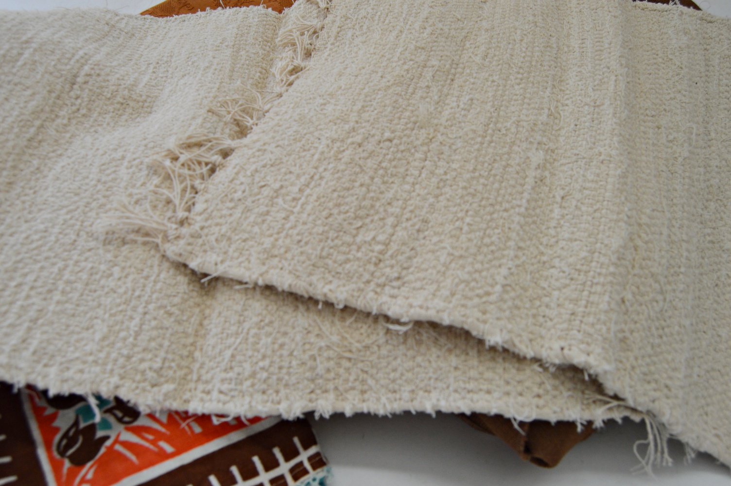 Kitchen Linens in Brown and Cream