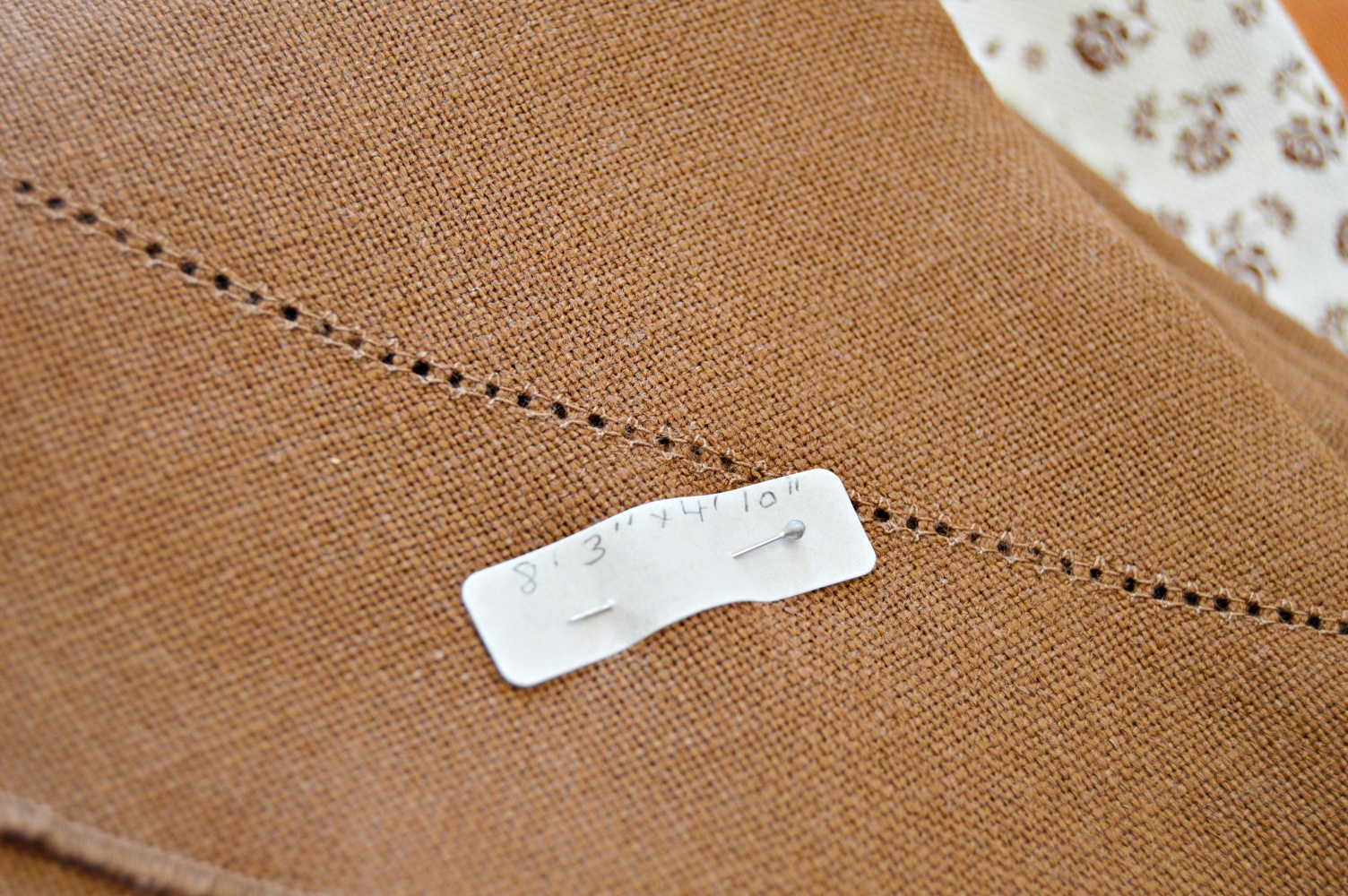 Kitchen Linens in Brown and Cream