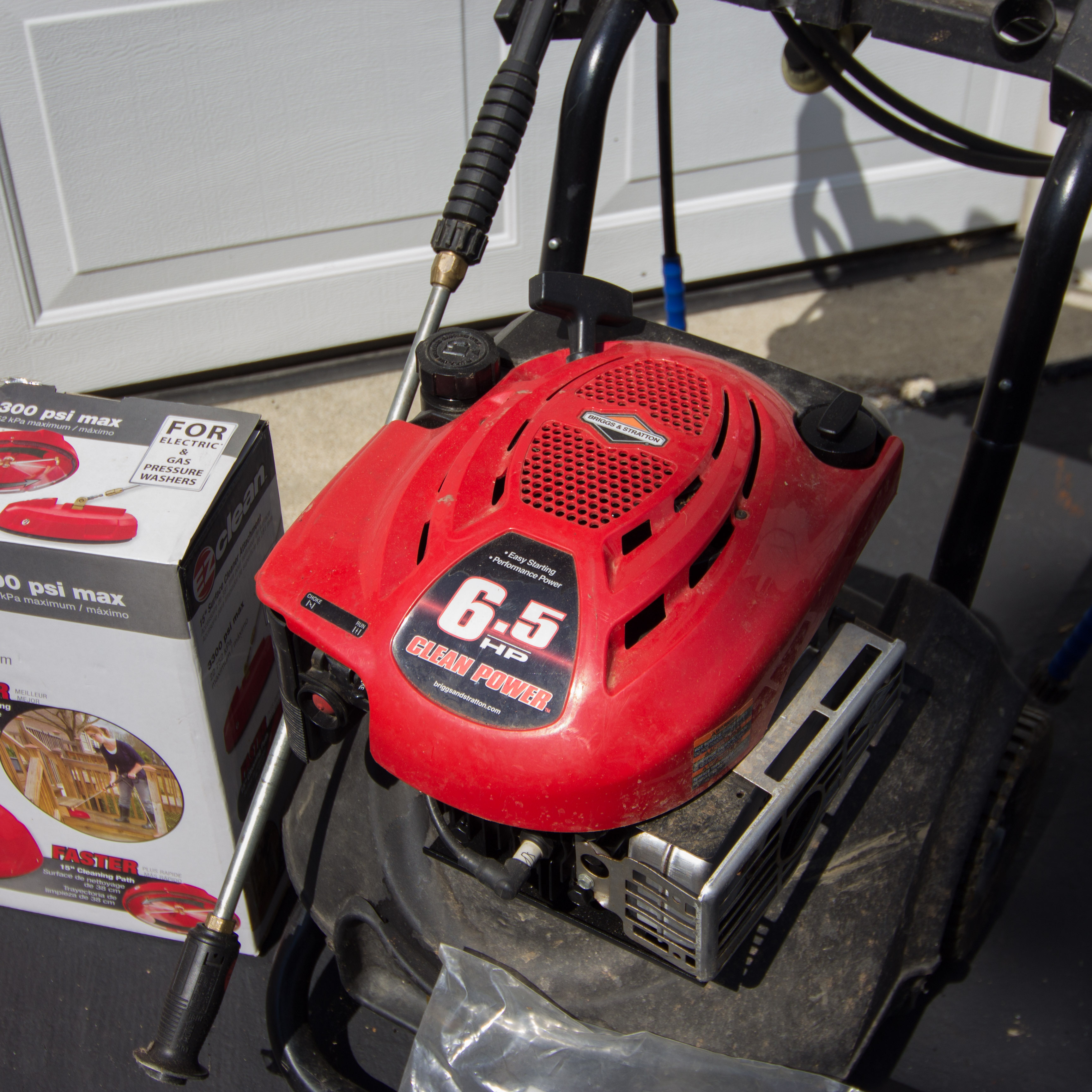 Ex-cell VR2500 Gas Powered Pressure Washer and Accessories
