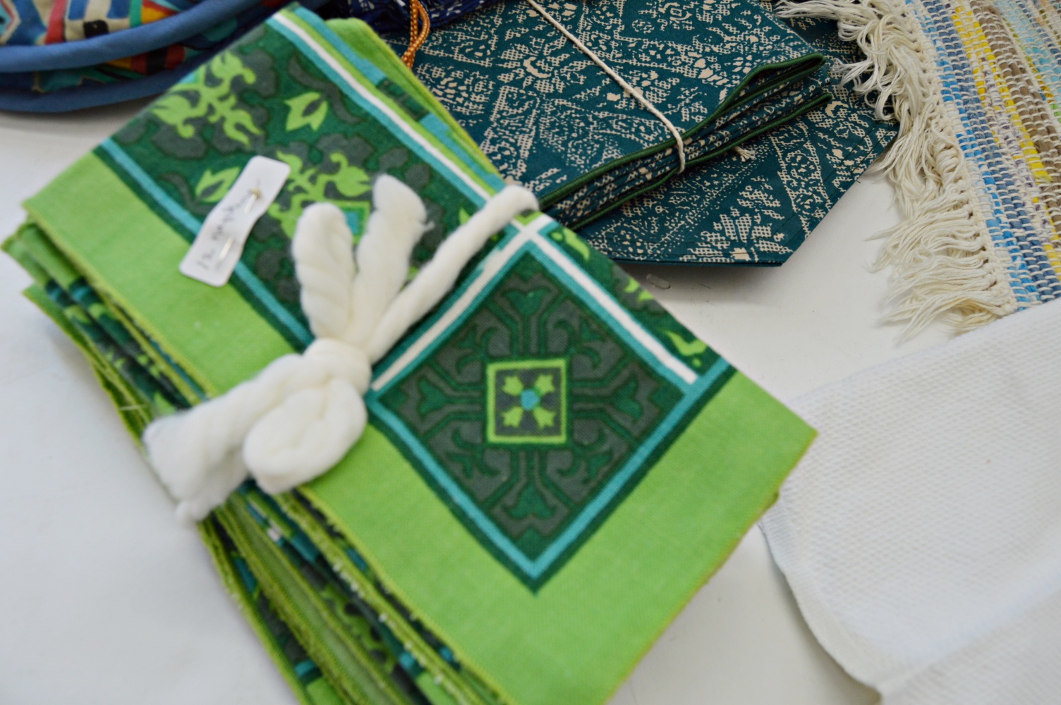 Kitchen Linens in Shades of Blue