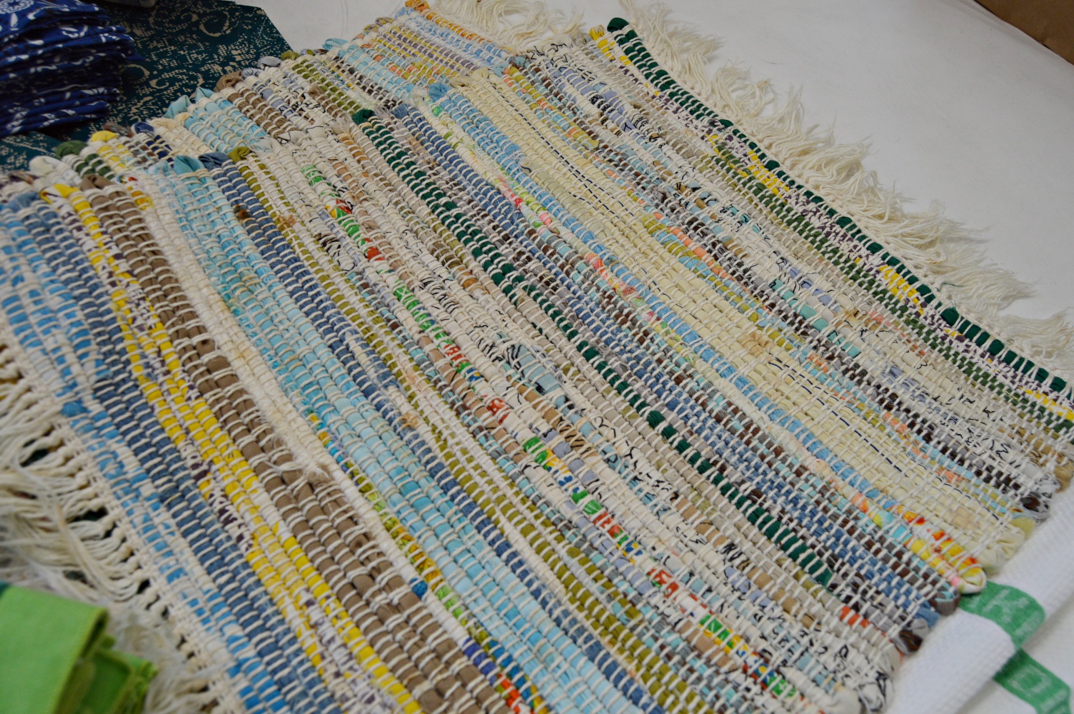 Kitchen Linens in Shades of Blue