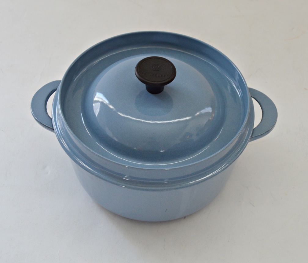 French Le Creuset "Cuisine Royale" Dutch Oven in Blue