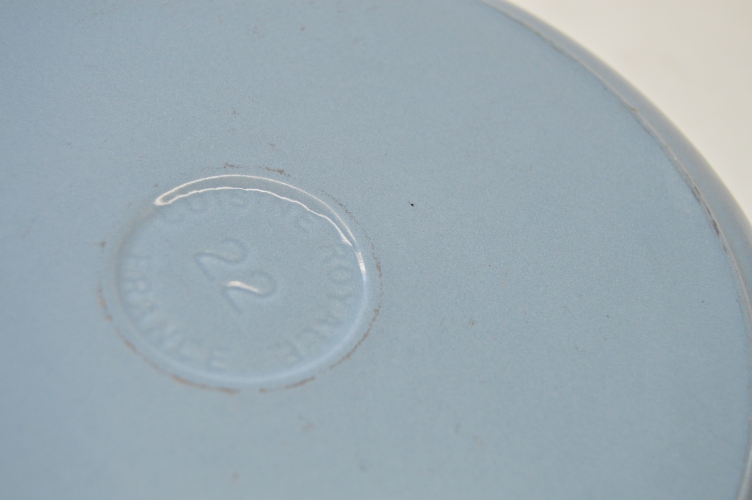 French Le Creuset "Cuisine Royale" Dutch Oven in Blue