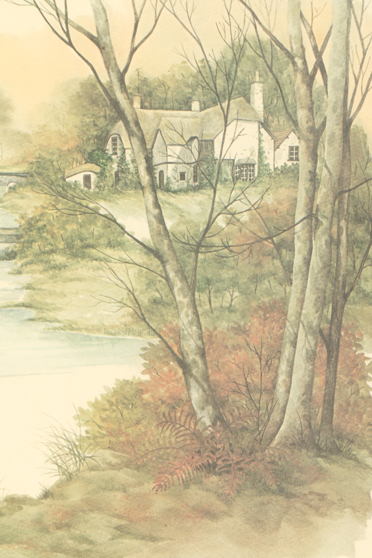 Massa Signed Original Framed Watercolor