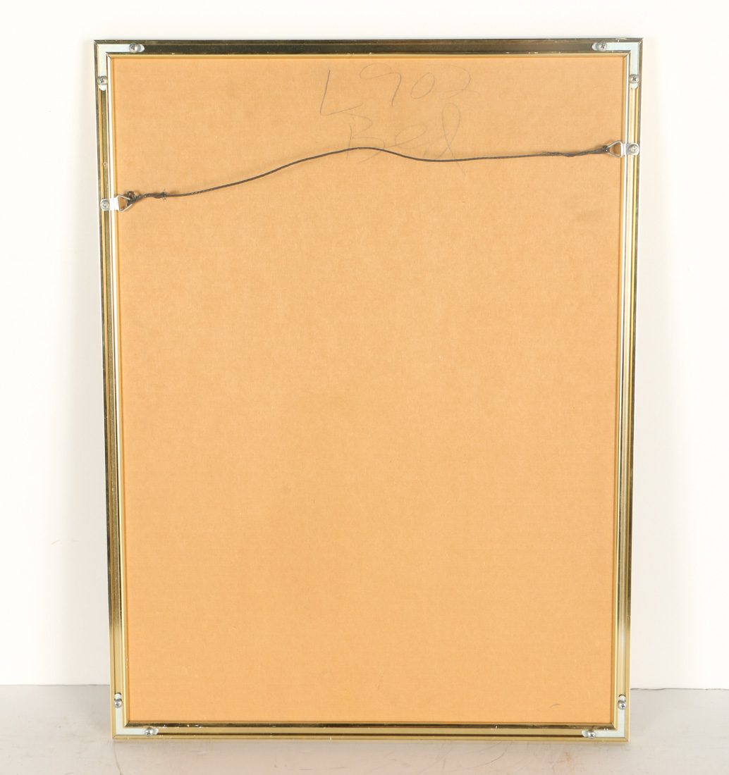 Massa Signed Original Framed Watercolor