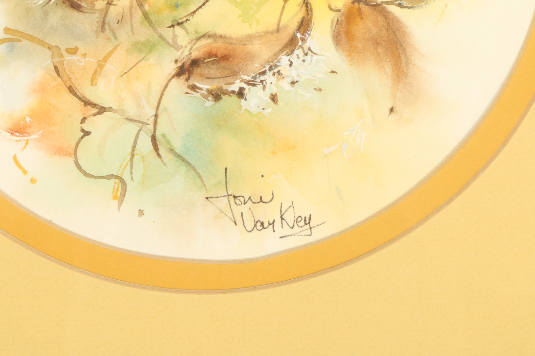 Pair of Joni Van Kley Watercolors