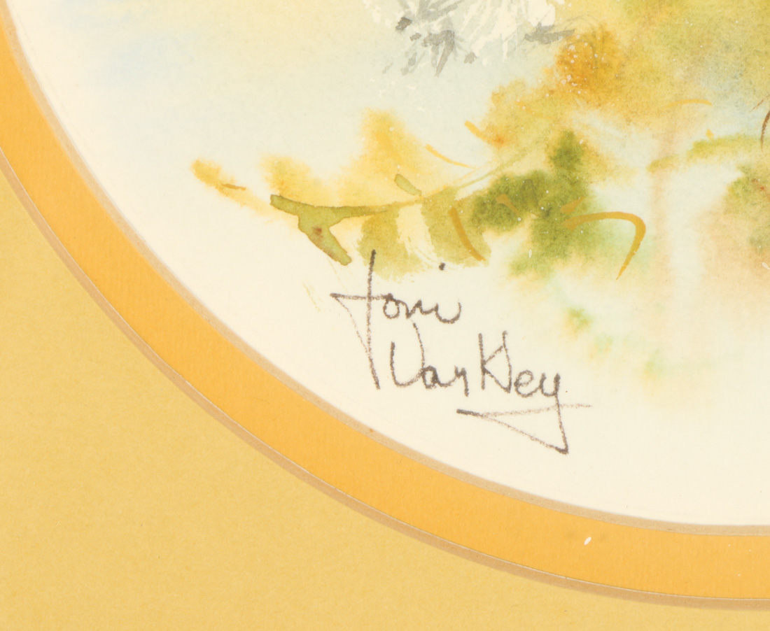 Pair of Joni Van Kley Watercolors