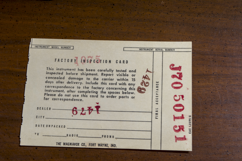 Magnavox Console Record Player