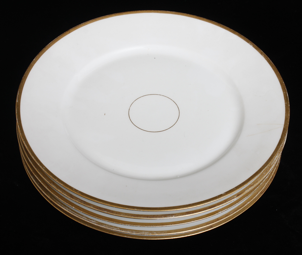 White and Gold Tone Haviland France and Noritake China