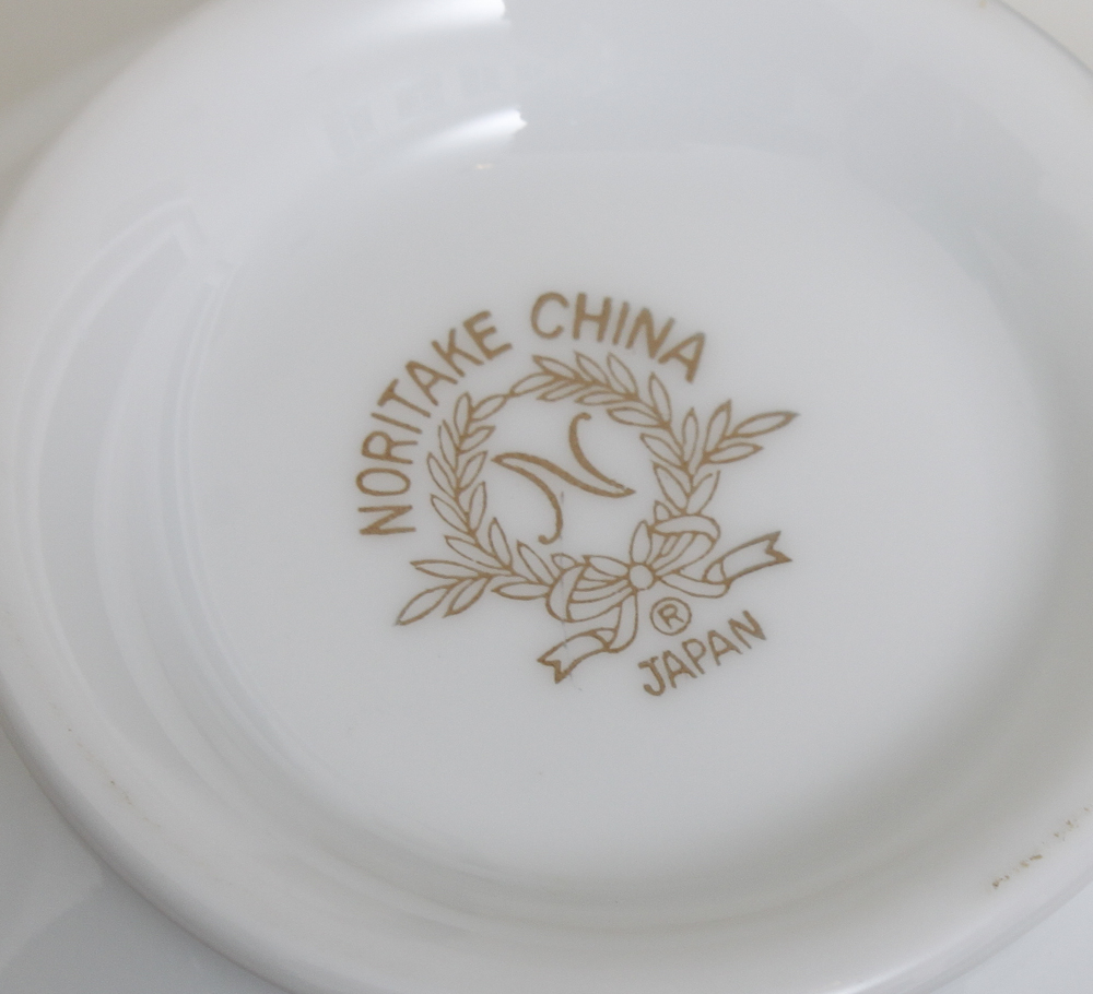 White and Gold Tone Haviland France and Noritake China