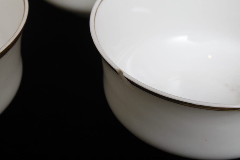 White and Gold Tone Haviland France and Noritake China