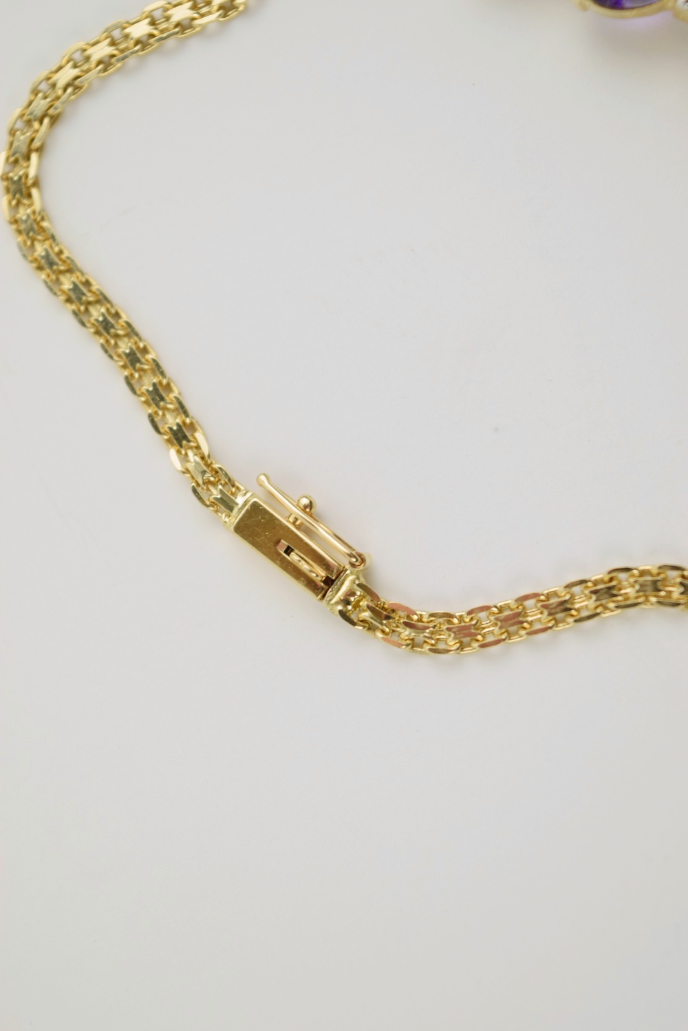 Three Heart Bracelet in 14k Yellow Gold