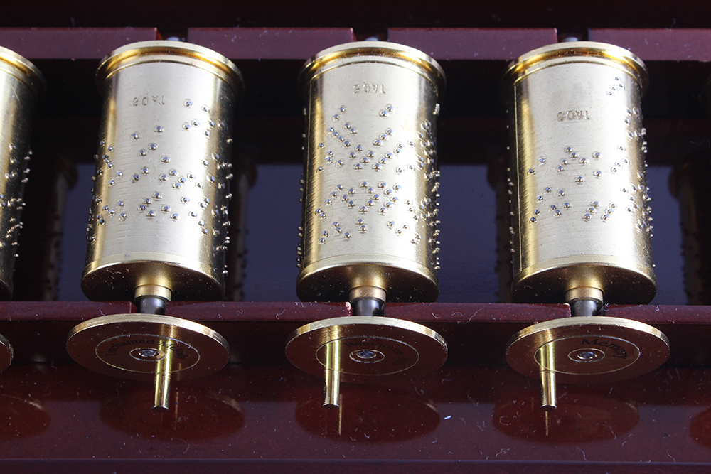 Mr. Christmas Musical Melodium Dance Music Box with Roller Drums