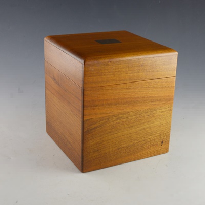 Vintage Decatur Industries Walnut Wood Humidor