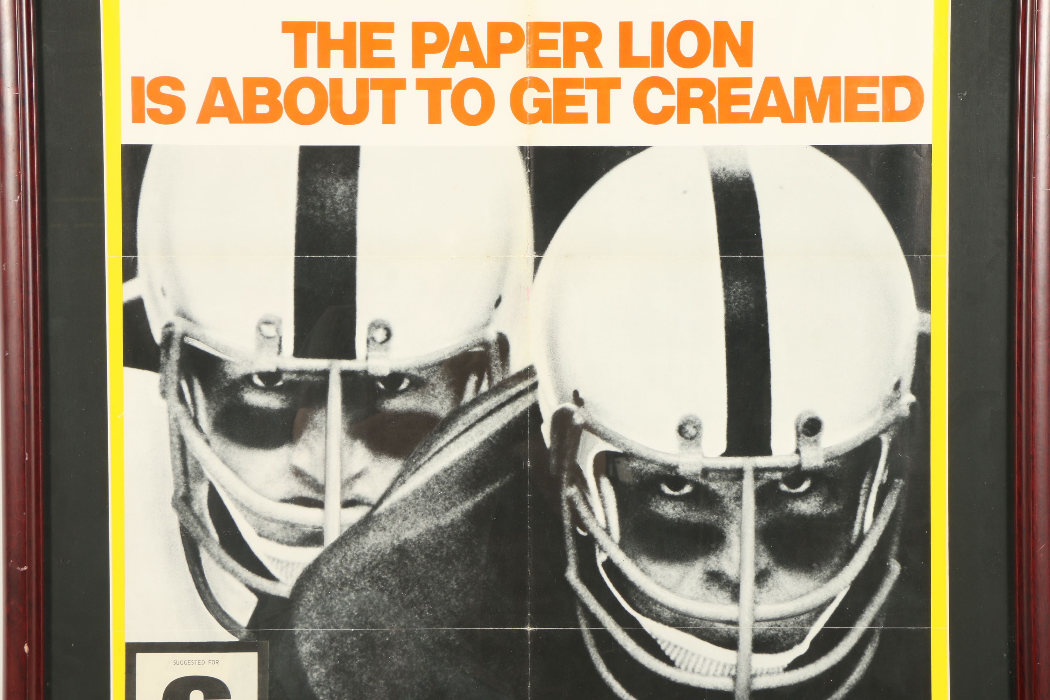 George Plimpton signed "The Paper Lion" Movie Poster