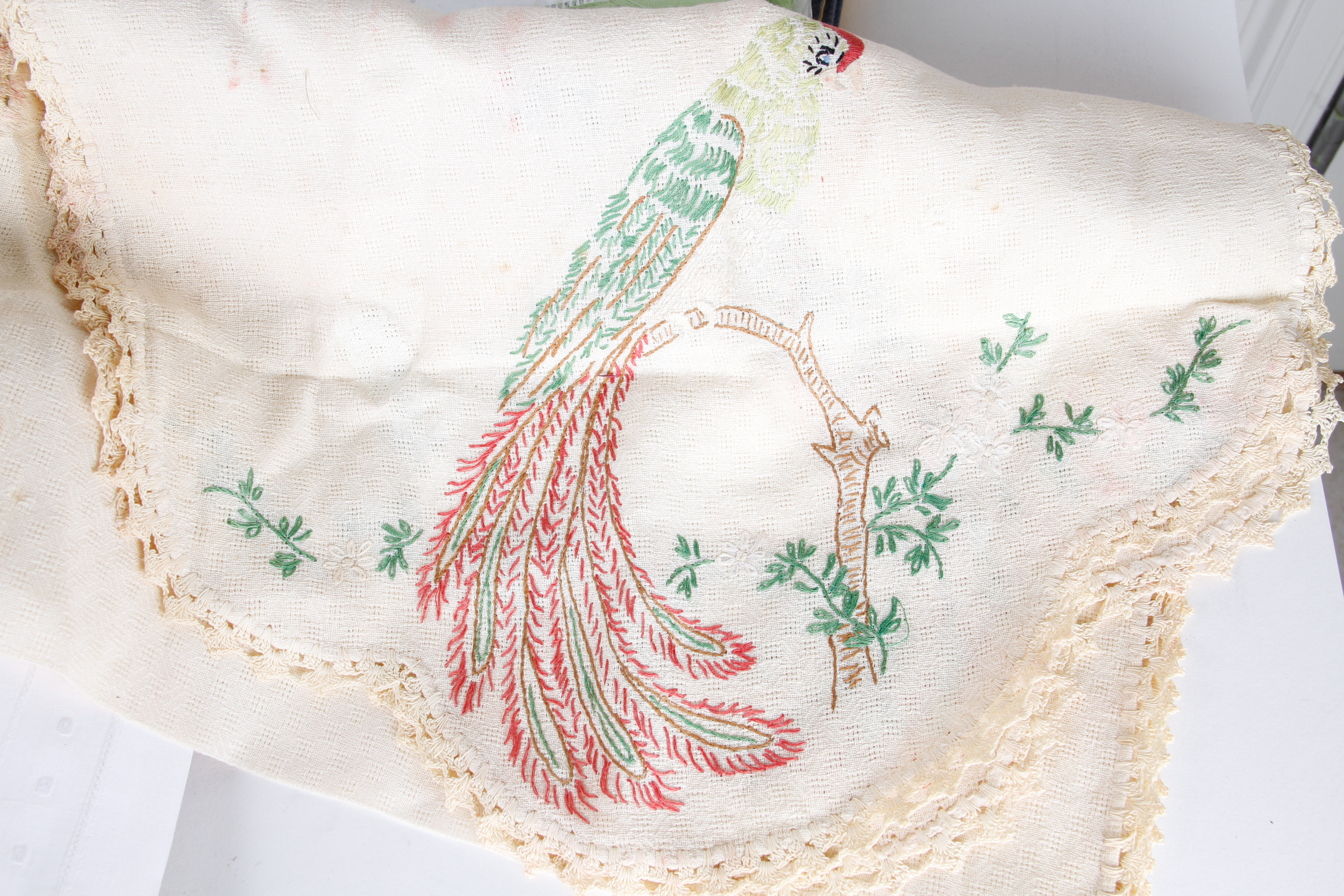 Collection of Vintage Kitchen Linens including Williams Sonoma