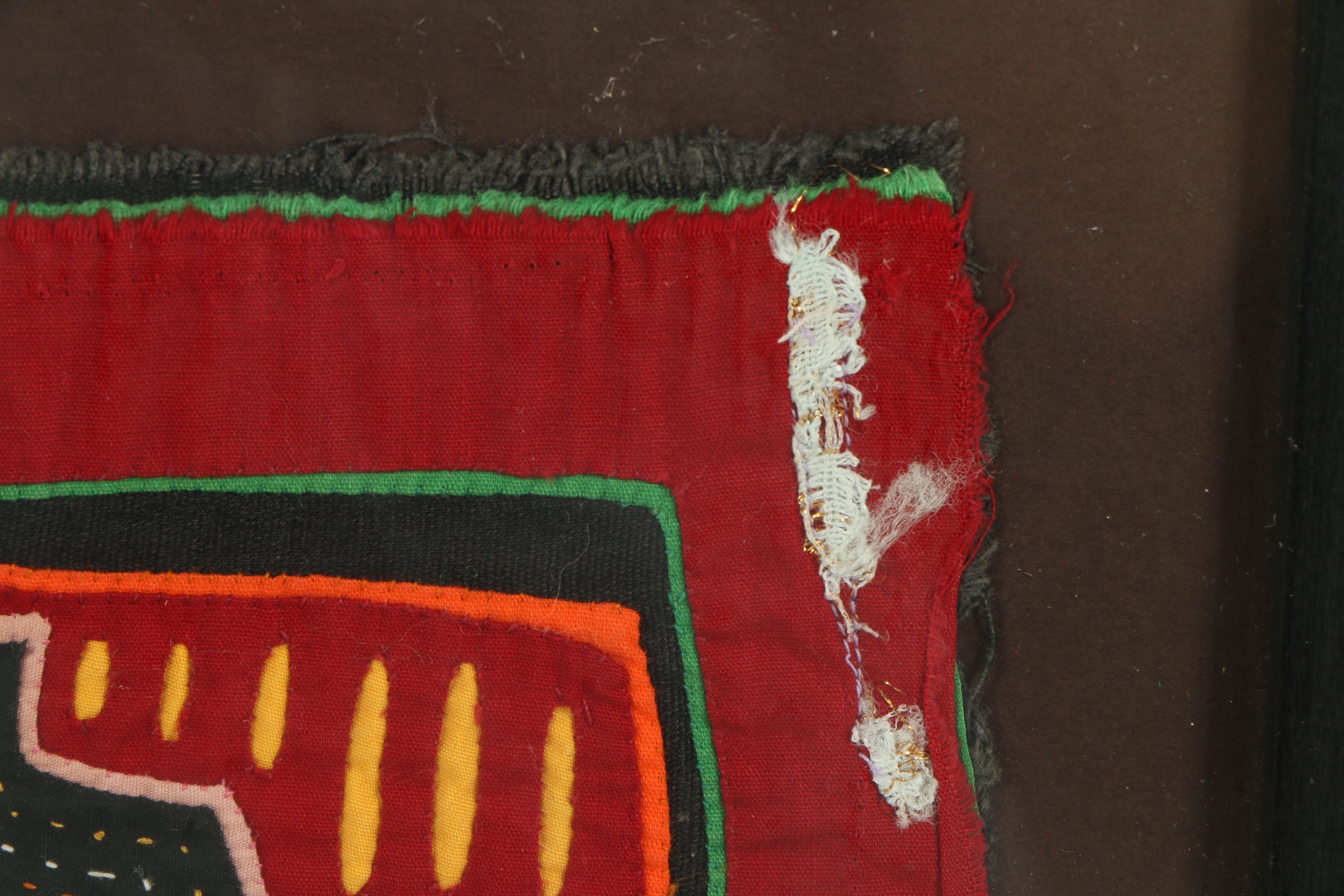 Collection of Framed Mola Embroideries