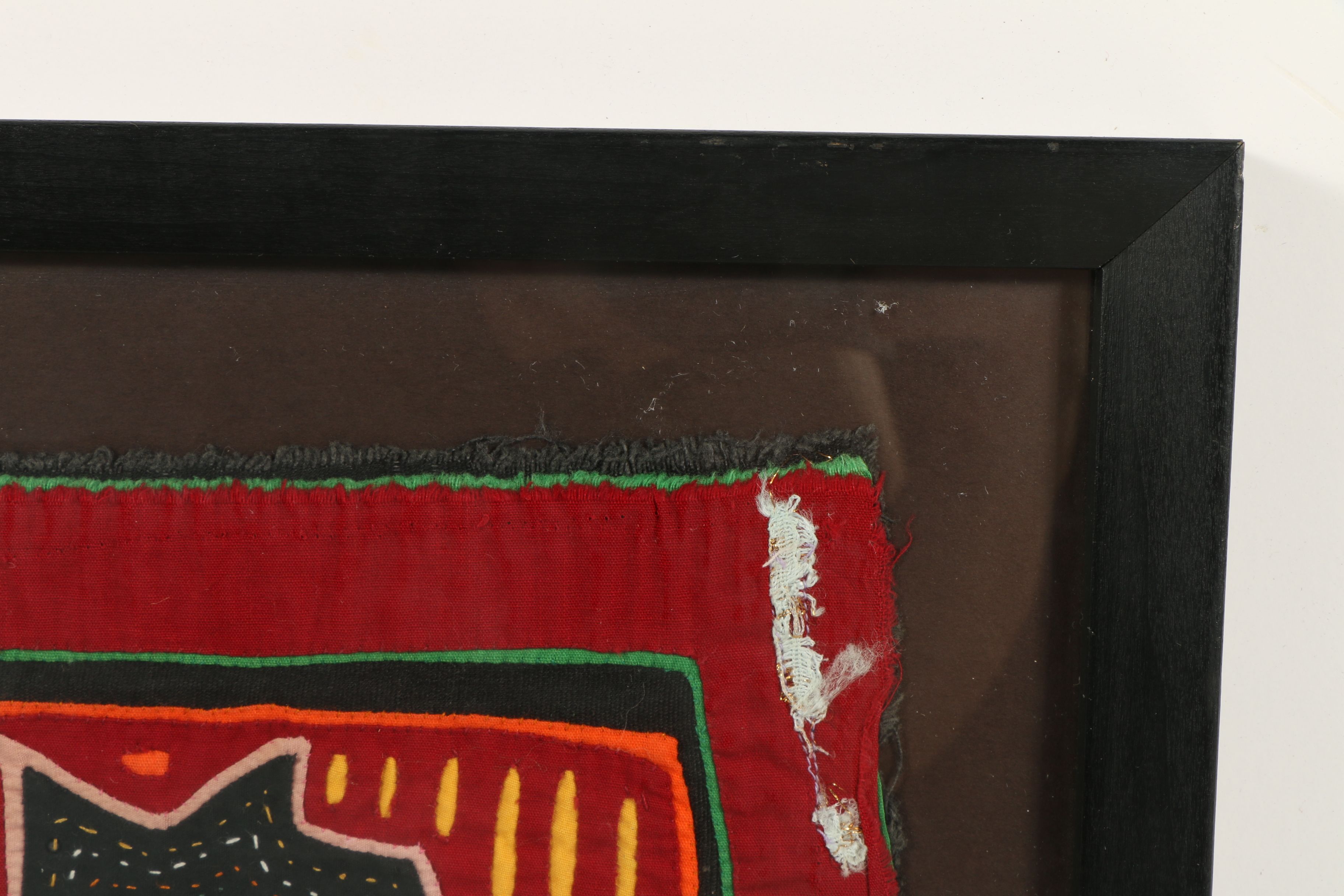 Collection of Framed Mola Embroideries