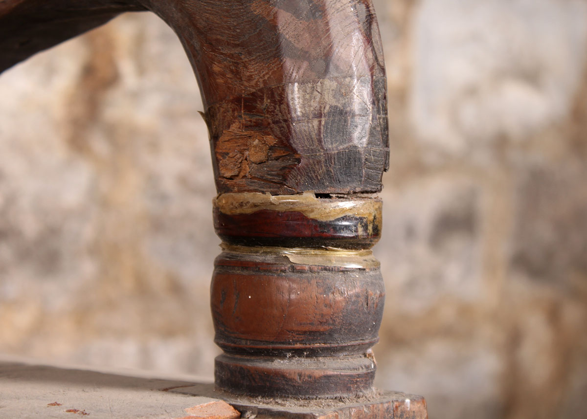 Indonesian Inspired Oak Bench