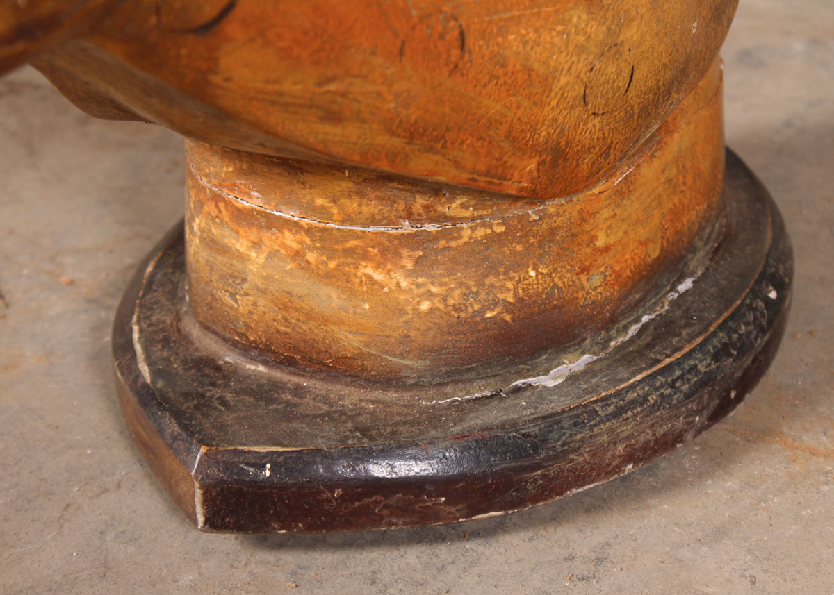 Wooden Faux Stag Head Wall Mounts