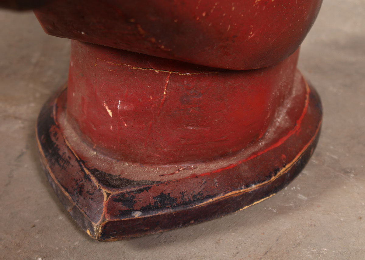 Wooden Faux Stag Head Wall Mounts