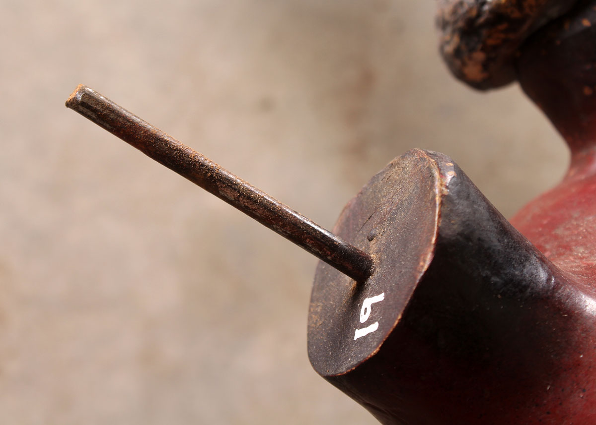Wooden Faux Stag Head Wall Mounts