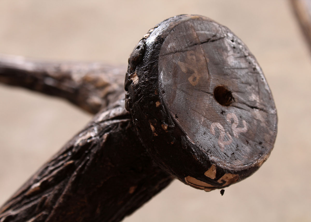 Wooden Faux Stag Head Wall Mounts