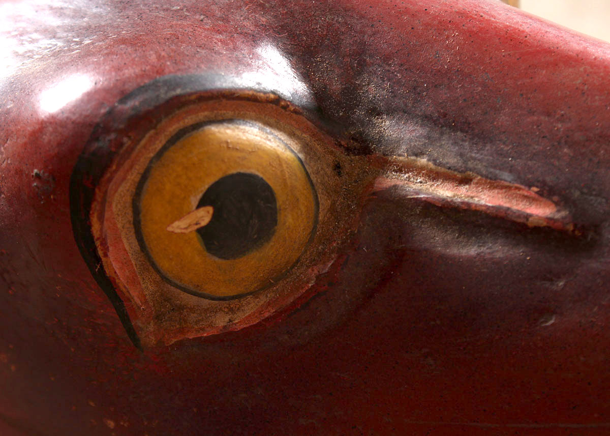 Wooden Faux Stag Head Wall Mounts