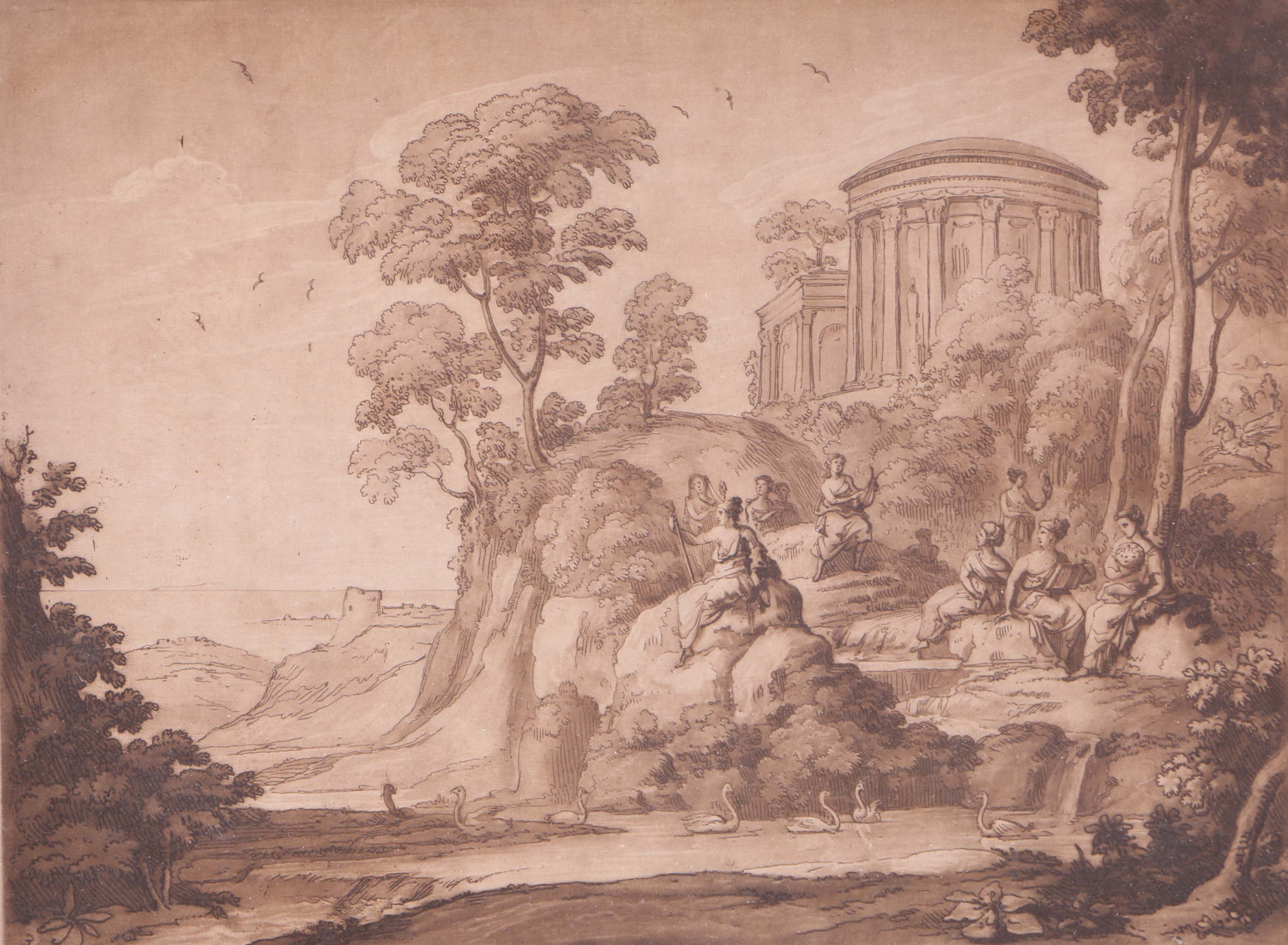 Richard Earlom Mezzotint After Claude Lorrain