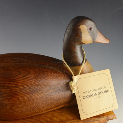 Wild Fowl Decoy Canada Goose Replica Poker Box