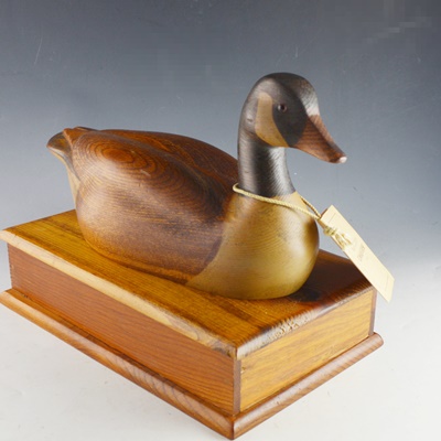 Wild Fowl Decoy Canada Goose Replica Poker Box