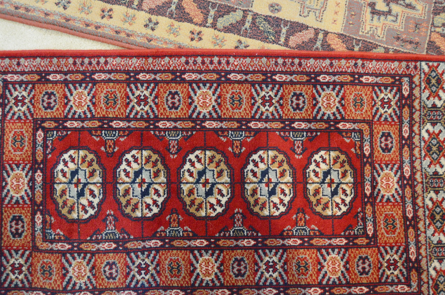 Pair of Machine Woven Accent Rugs