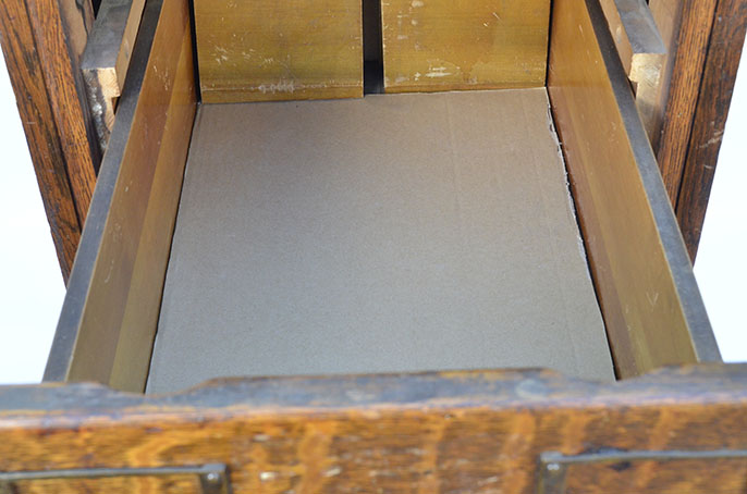 Library Bureau Wooden File Cabinet