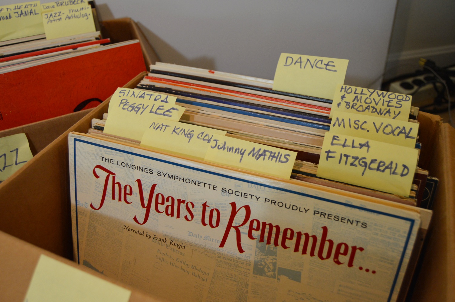 Large Record Collection With Sinatra, Brubeck, Jazz and More