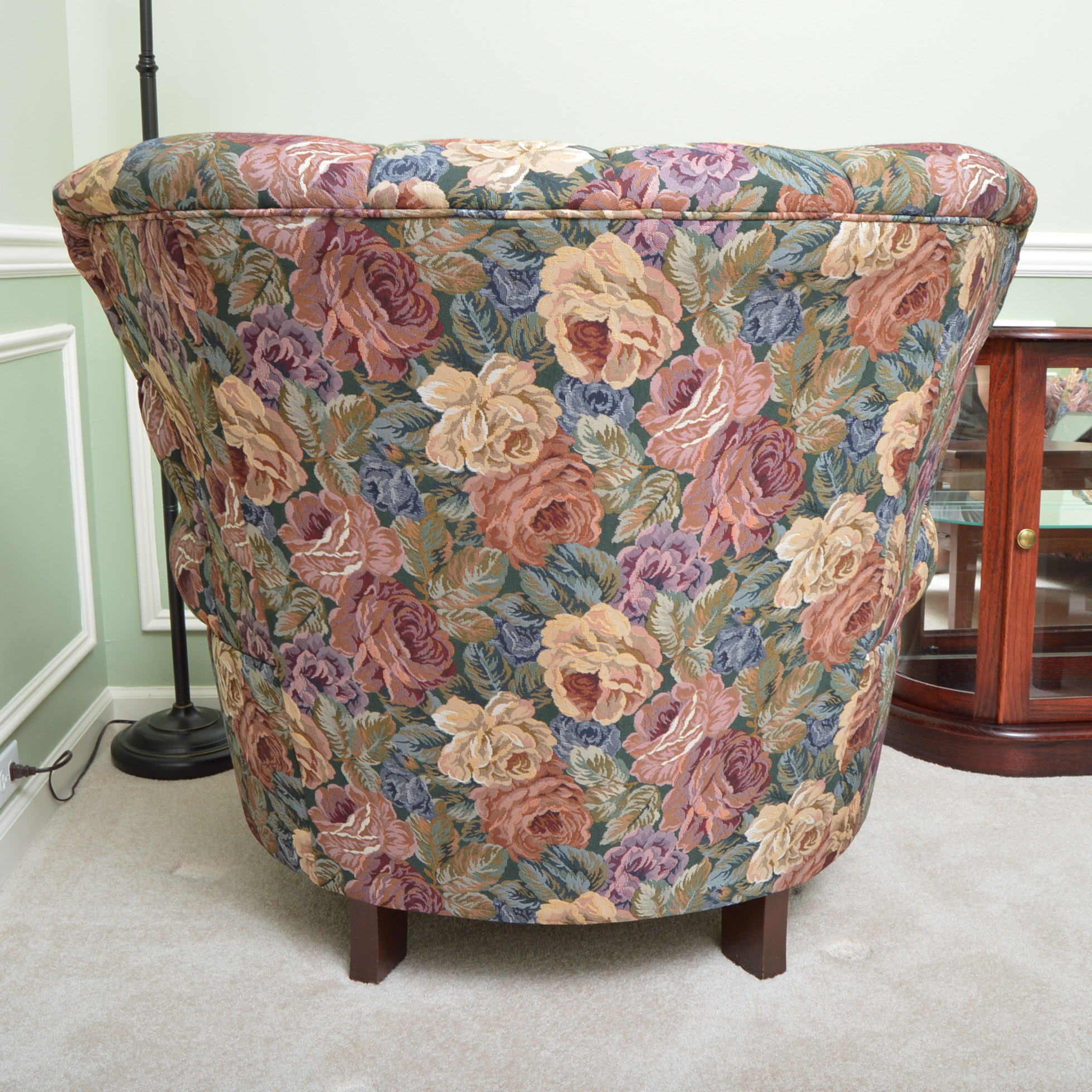 Charles Custom Furniture Chair and Ottoman