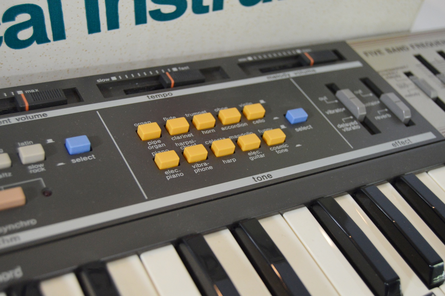 Realistic Electronic Keyboard and Instructional Books