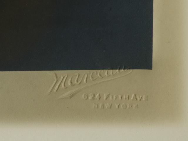 Theodore Marceau Antique Silver Gelatin Portrait