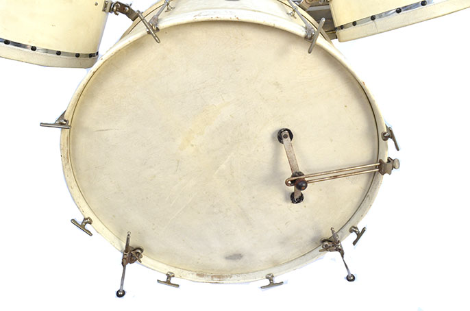 Early 1900s Leedy Vaudeville Drum Kit and Case