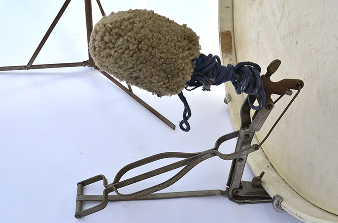 Early 1900s Leedy Vaudeville Drum Kit and Case