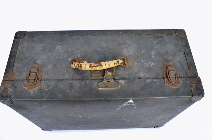 Early 1900s Leedy Vaudeville Drum Kit and Case