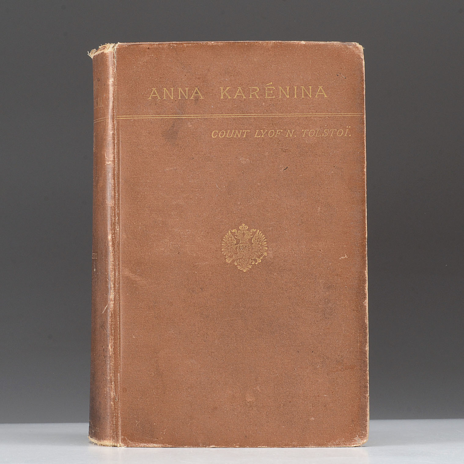 1886 First Edition in English of "Anna Karenina" by Tolstoy