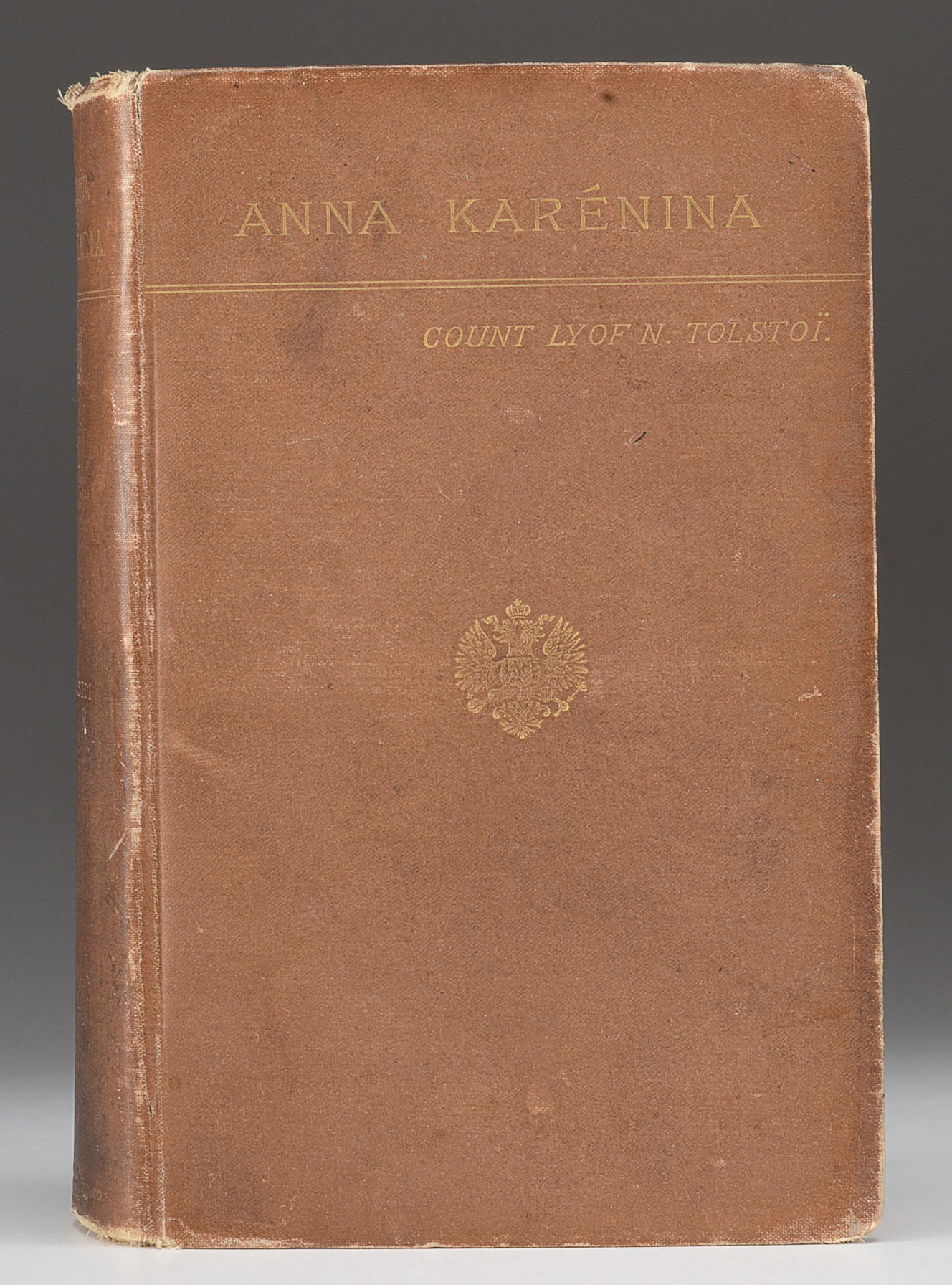 1886 First Edition in English of "Anna Karenina" by Tolstoy