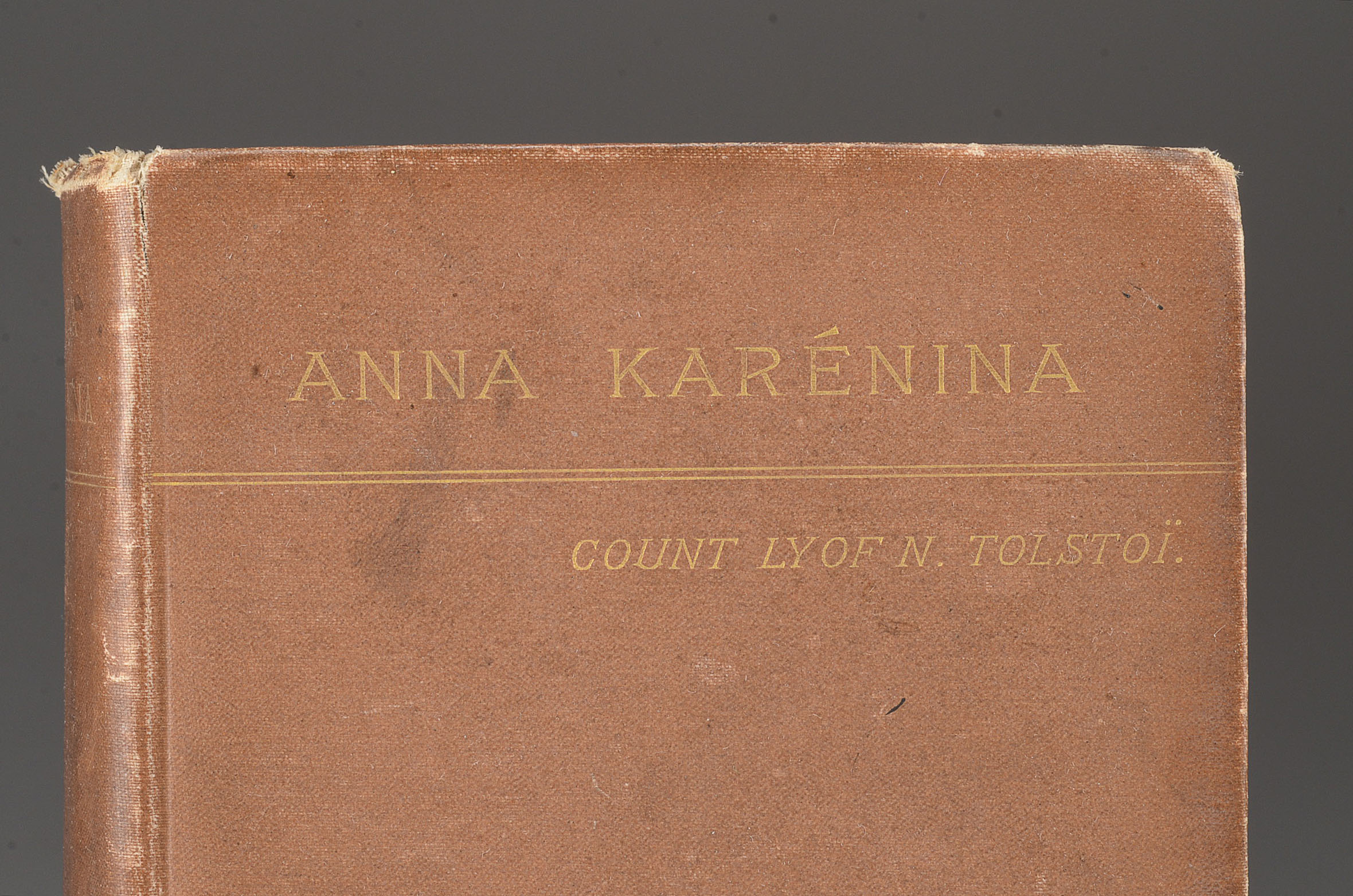 1886 First Edition in English of "Anna Karenina" by Tolstoy