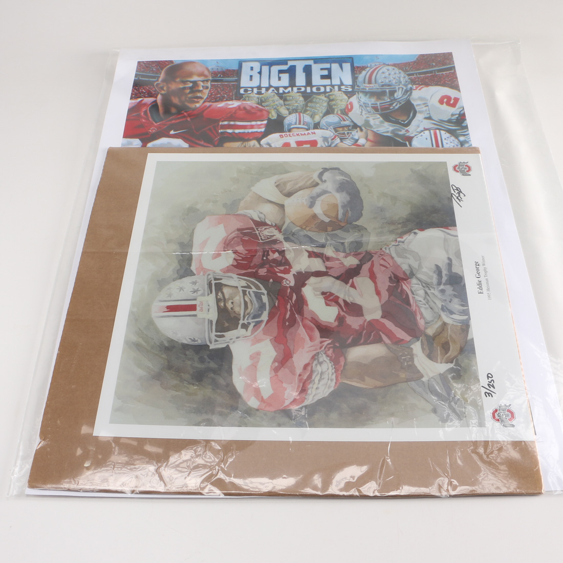 Greg "Big B" Brodbeck Signed Limited Edition Offset Lithograph OSU Football