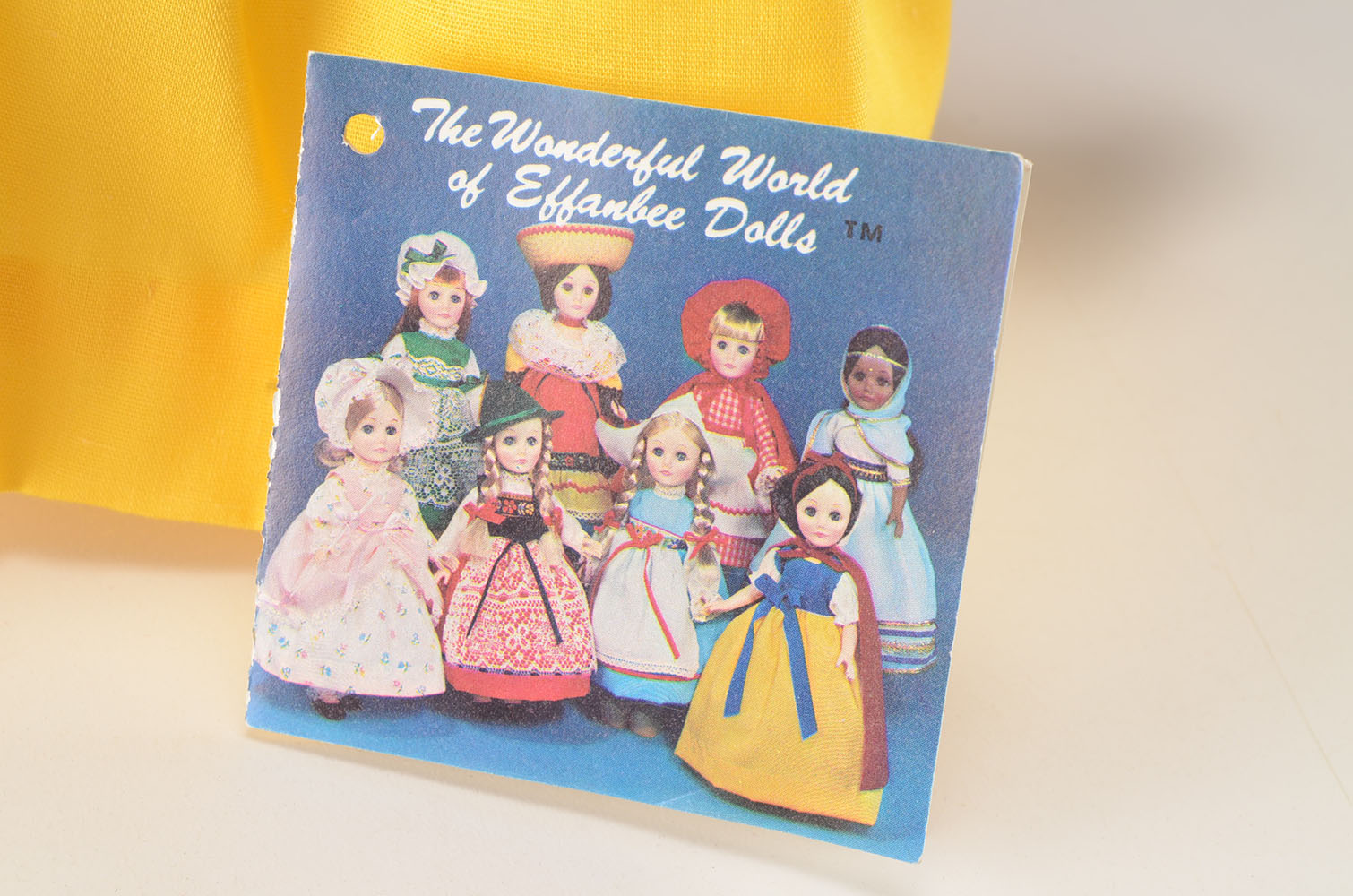 Vintage 1983 Effanbee Snow White Collector's Vinyl Doll with Acrylic Display Case